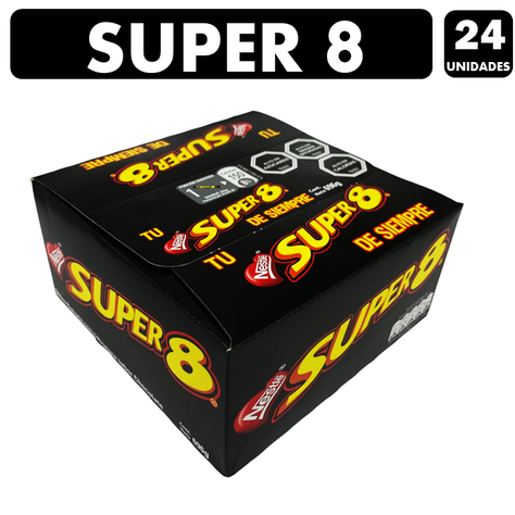 Caja De Super 8 - Oblea Bañada Nestle (Caja Con 24 Uni)-0