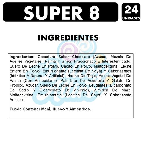 Caja De Super 8 - Oblea Bañada Nestle (Caja Con 24 Uni)-1