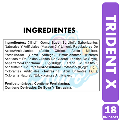 Trindent En Frasco - Trindent X Para Gamers (Frasco Con 18U)-1
