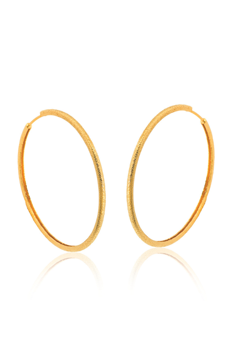 AROS MUJER ARGOLLAS ORO LAMINADO-M - DORADO-0