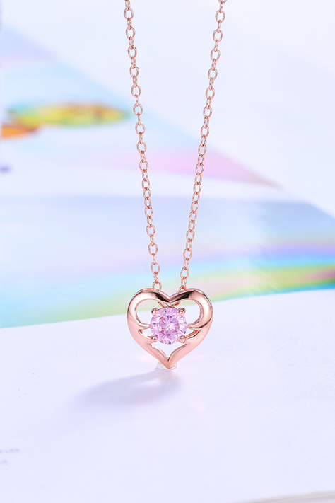 Collar Vanité Bonny Rose Plata Italiana-1