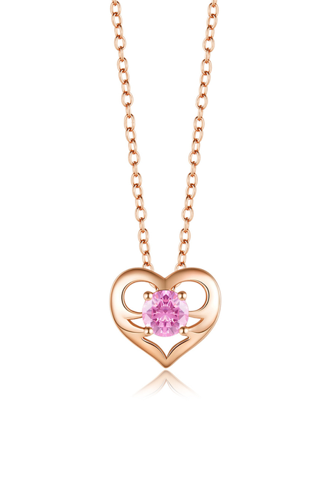 Collar Vanité Bonny Rose Plata Italiana-0