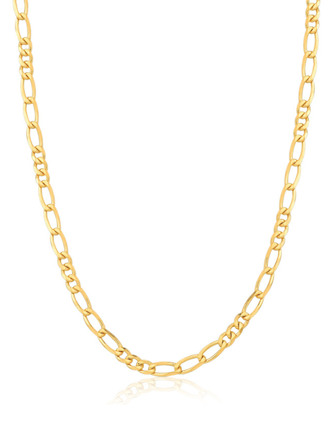 Collar Vanité Figaro Thin Oro Laminado-1