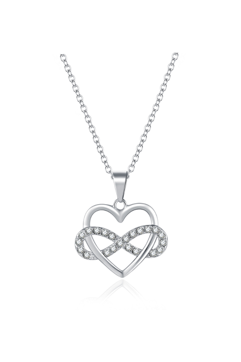 Collar Vanité Infinito White Cristales-0