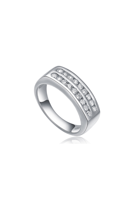 Anillo Vanité Amonet Plata Italiana - Talla 6 USA-0