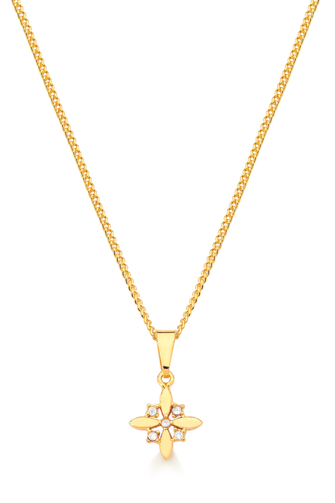 COLLAR MUJER ORO LAMINADO LUCERO - DORADO-0