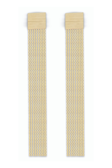 AROS MUJER ORO LAMINADO SELIN - DORADO-0