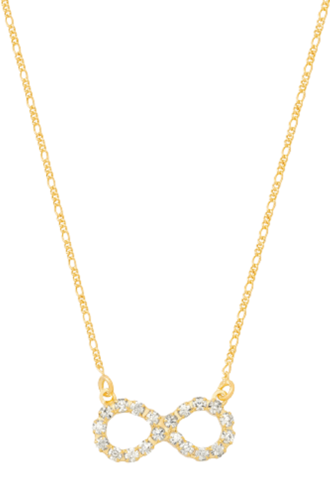 COLLAR MUJER ORO LAMINADO INFINITO - DORADO-0