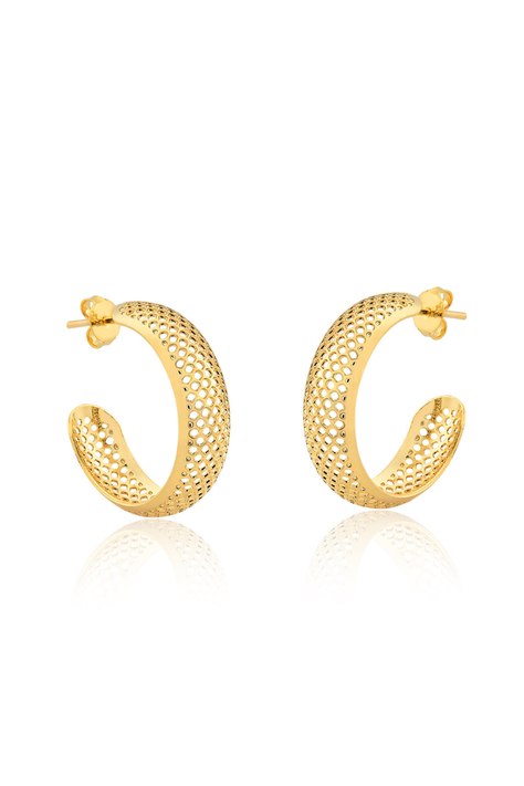 Aros Vanité Argollas Grille Oro Laminado-0