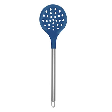 Espumadera Silicona Mango Acero Azul FTA-0