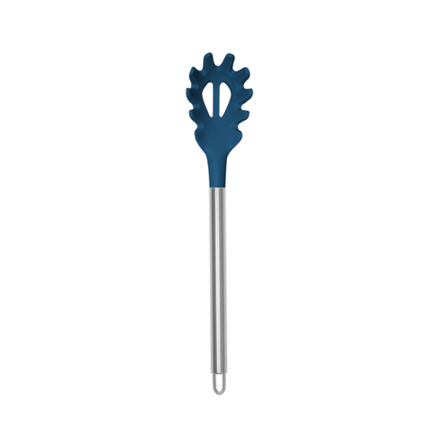 Servidor Pasta Silicona Mango Acero Azul FTA-0