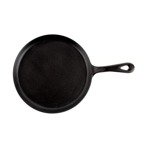 Sartén Fierro Plano 25cm Negro Lugano-2