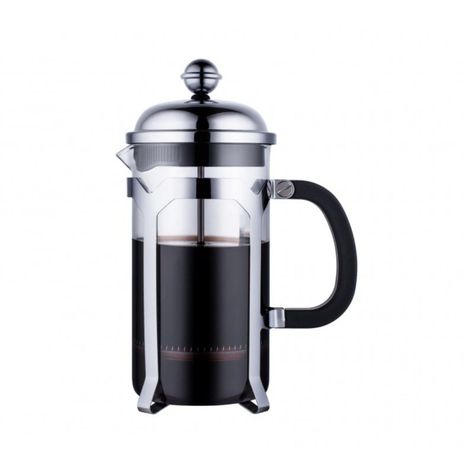 Cafetera Francesa 1lt Vidrio Borosilicato Acero Lugano-0
