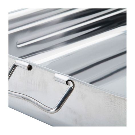 Asadera de Acero Inoxidable 45x32x7,5cm Lacor-1