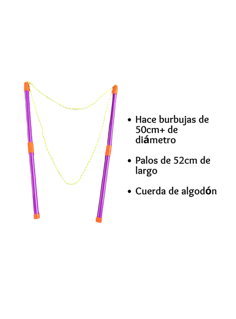 Burbujas Gigantes - Kit Grande (Rinde 4 Litros)-1