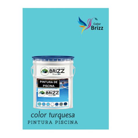 Galon Pintura para Piscina Baum Colorbrizz Turquesa-1