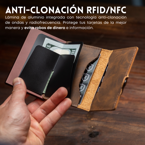 Billetera Tarjetero Dark Brown | Xclusive.-2