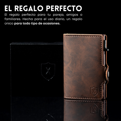 Billetera Tarjetero Dark Brown | Xclusive.-5