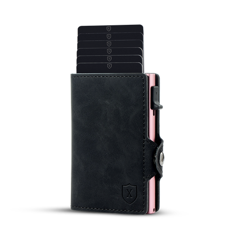 Billetera Tarjetero Pink Black | Xclusive.-0