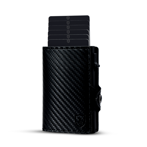 Pack Billetera Carbon Fiber con Localizador.-1