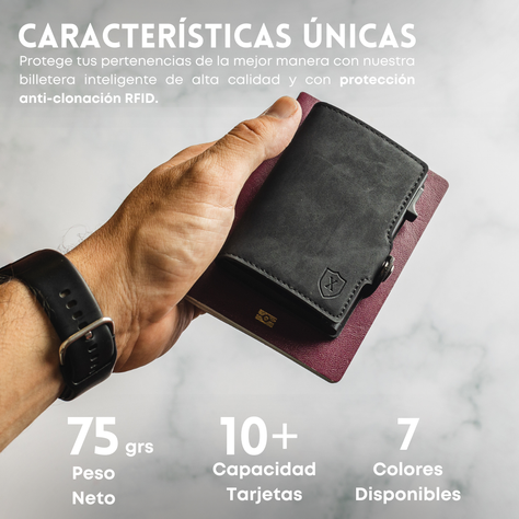 Billetera Tarjetero Full Black | Xclusive.-1