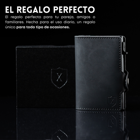 Billetera Tarjetero Full Black | Xclusive.-5