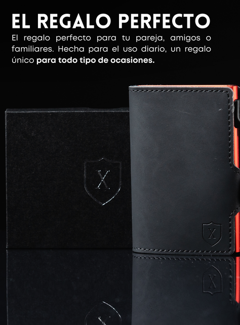 Billetera Tarjetero Black & Red | Xclusive.-5