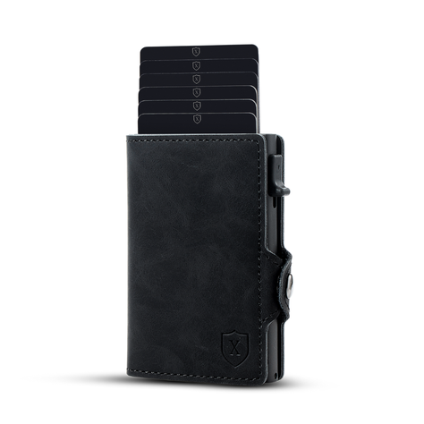 Pack Billetera Full Black con Localizador.-1