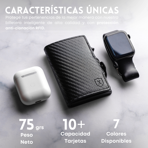 Billetera Tarjetero Carbon Fiber | Xclusive.-1