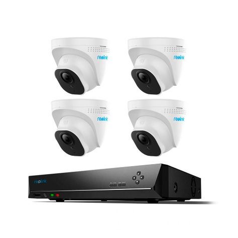 Kit Nvr Poe 8 Canales Rln8-410 + 4x Camaras Rlc-520a-0