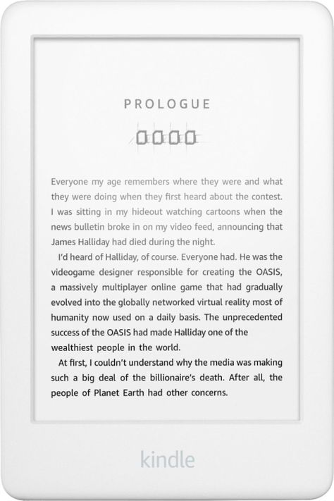 Amazon All New Kindle, 6", 8GB, Wifi, White-0
