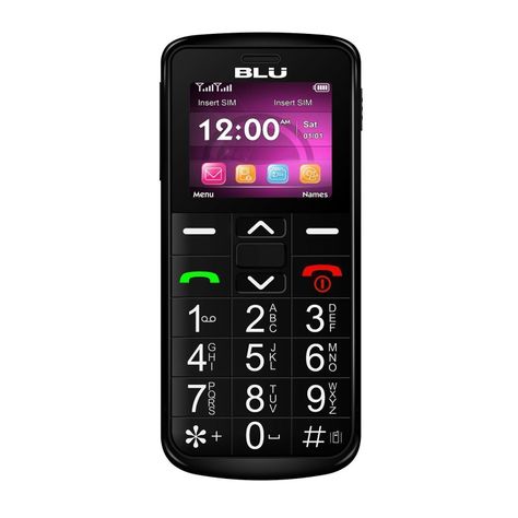 Celular Adulto Mayor JOY 3G Negro Liberado-1