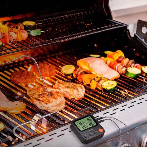 Termómetro de Carne Bluetooth con 2 Sondas-2