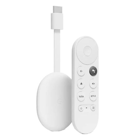 Google Chromecast con Google TV HD - Blanco-0