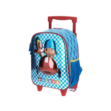 MOCHILA ORIGINAL POCOYO CON RUEDAS INFANTIL-1