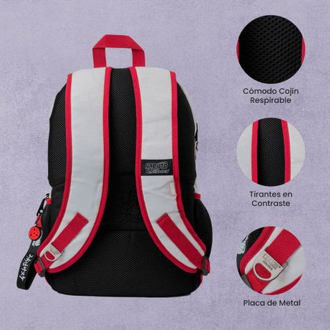 MOCHILA PREMIUM ORIGINAL NARUTO SHIPPUDEN SASUKE UCHIHA-3