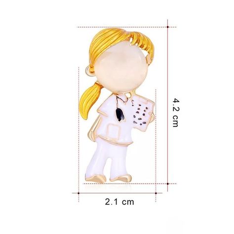 Broche Piocha Pin Doctora Enfermera -2