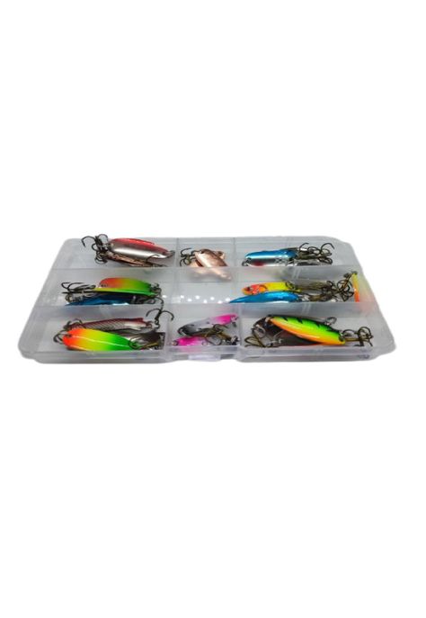 Set De 30 Señuelo De Pesca Cuchara Río Y Lago-9