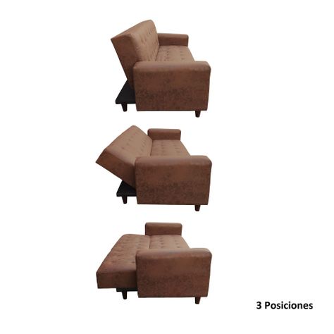 Sofá Cama Gran Amparo Envejecido - 1.5 Plazas Resortes-3