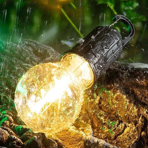 Lampara Portátil Tipo Ampolleta Led Camping Recargable-1