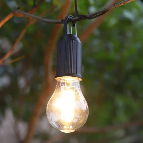 Lampara Portátil Tipo Ampolleta Led Camping Recargable-2
