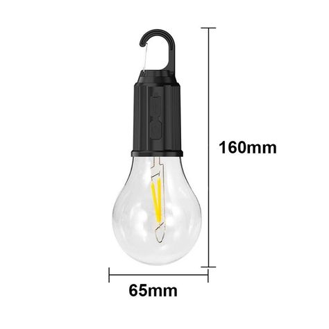 Lampara Portátil Tipo Ampolleta Led Camping Recargable-4