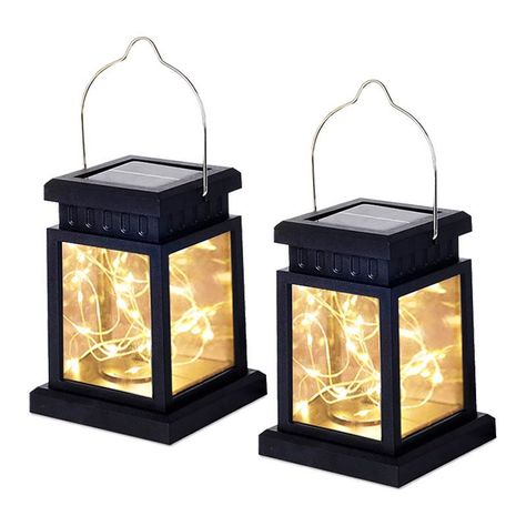 Pack 2 Faroles Solares Luz Led Alambre Tipo Hada-0