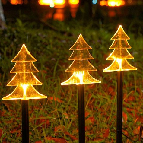 Estaca Solar Árbol de Navidad Jardín 5 Und-2