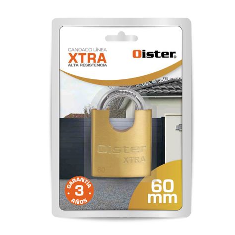 Candado Oister XTRA Hombros 60mm - Fierro Bronce-5