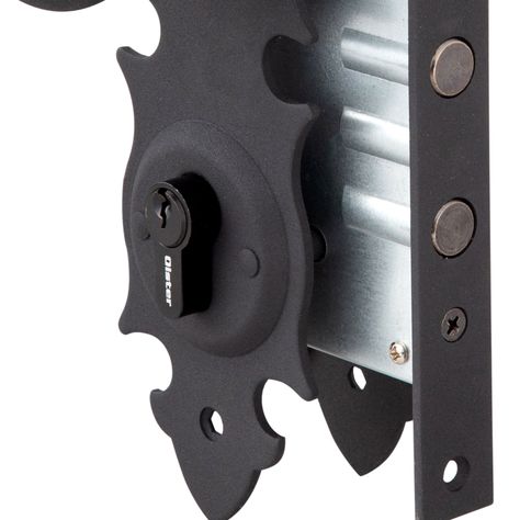 Cerradura Embutir Oister Trancura Acceso - Negro-3