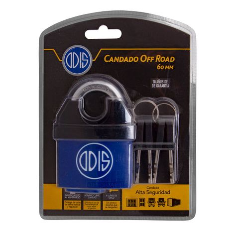 Candado Odis Off Road Hombros 60mm - Azul-3