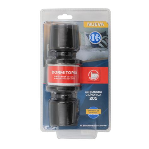Cerradura cilíndrica ODIS 205 Dormitorio - Negro-5