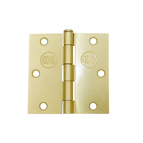Pack 3 Bisagra Acero Odis 3,5” x 3,5”x 2,0mm bronce pulido-1