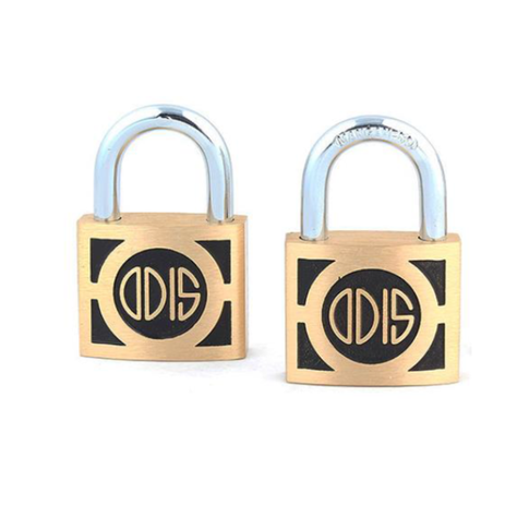 Pack 2 Candados Odis 340 40 mm - Llaves Iguales-0